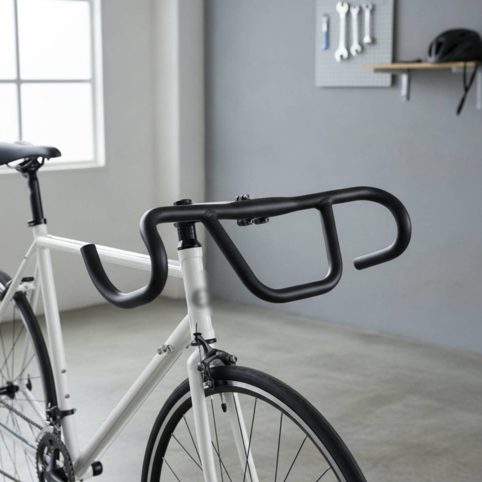 Cycling Commute Distance - Durable Road Bike Drop Handlebar 430mm