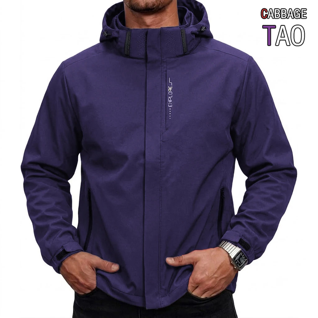 Cycling Commuter Jacket - Mens Waterproof Tactical Windbreaker Jacket Detachable