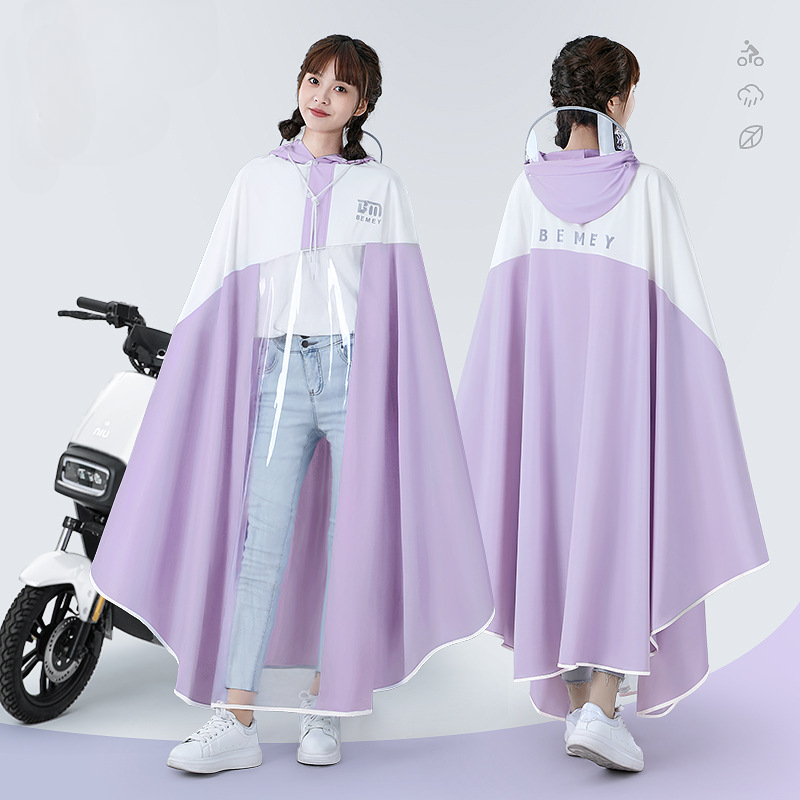 Potable Bicycle Raincoat Fashi - Cycling Rain Jacket Commute 评论和价格