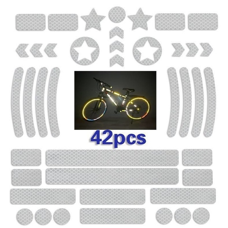42Pcs/set Self-adhesive Reflec - Spoke Reflector Set 评论和价格