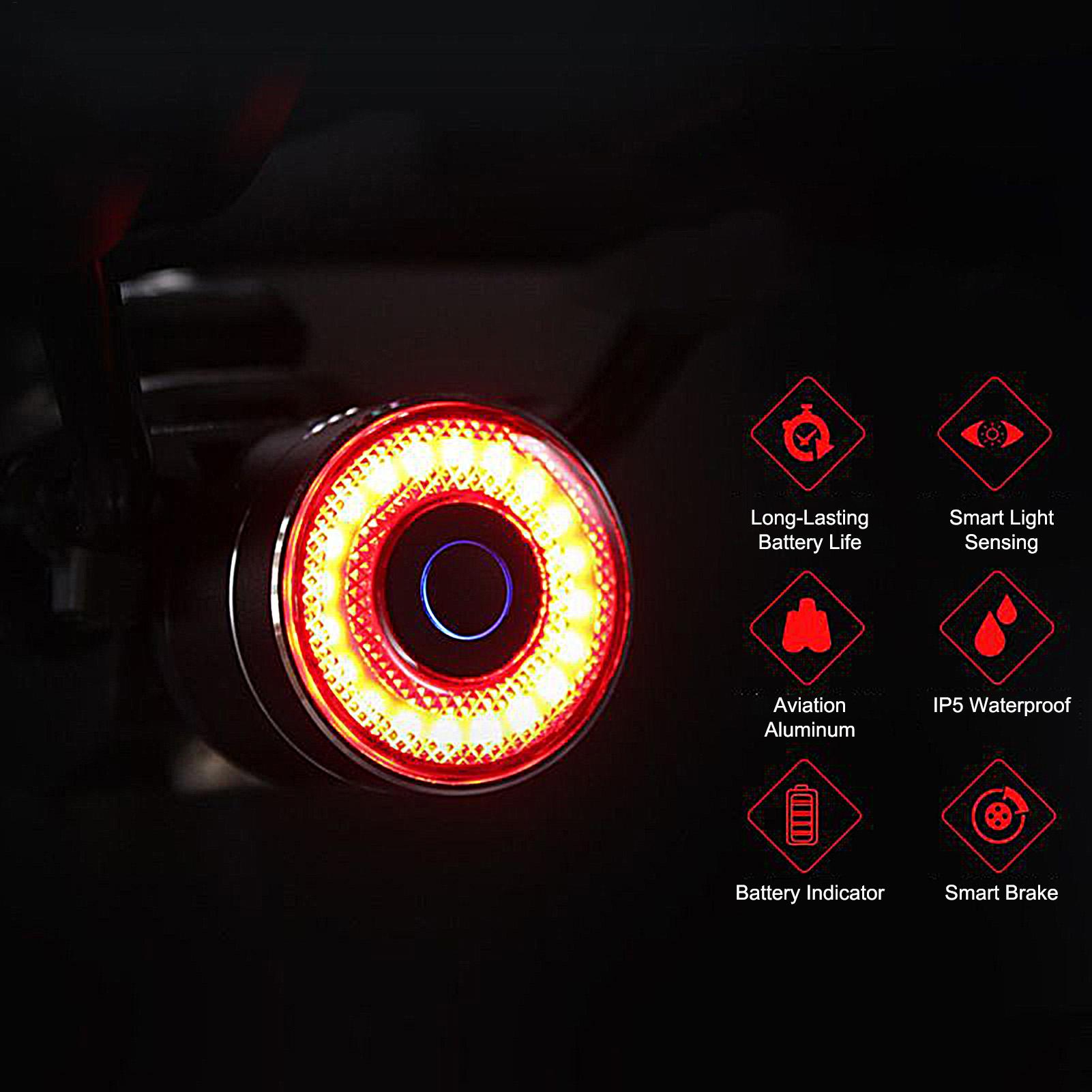 Bicycle Brake Light Smart Bike - Commuting With Road Bike 评论和价格