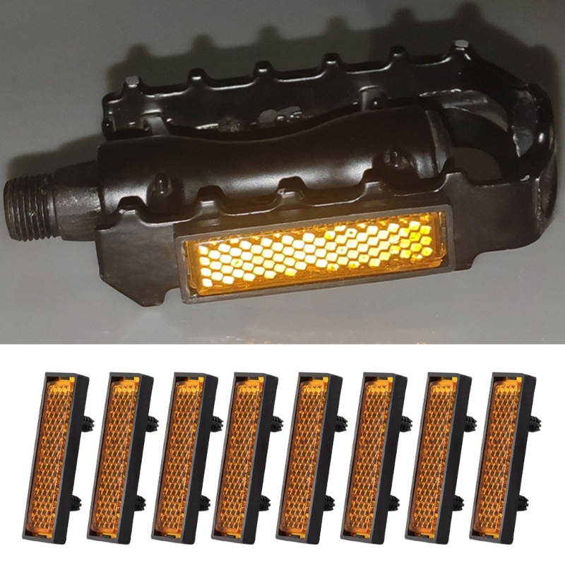 8Pcs/Set Pedal Reflector Reinf - Spoke Reflector Set 评论和价格