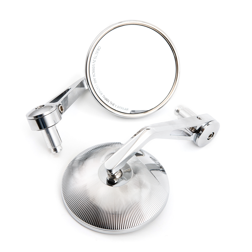 Evomosa Motorcycle Chrome Conv - Mirror Handlebar Convex 评论和价格