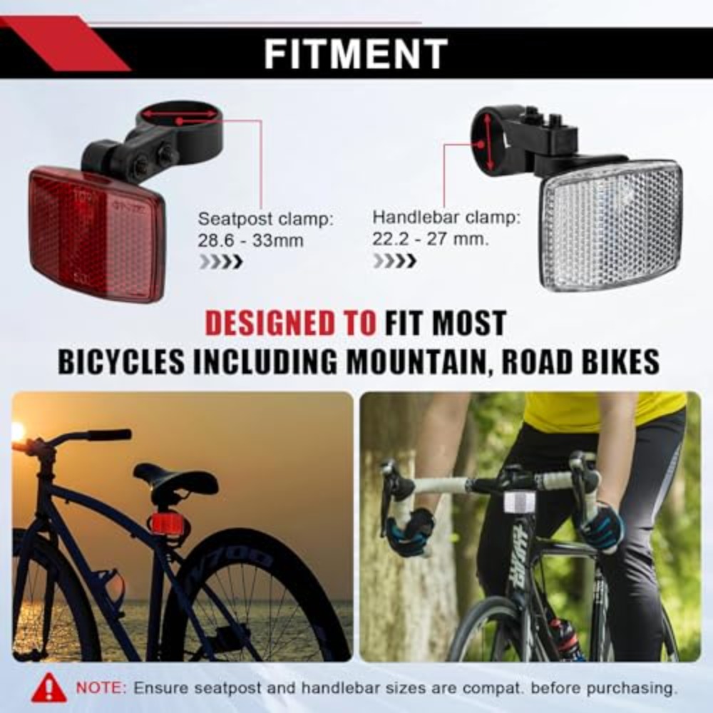 8PCS Bike Reflector Kit Night  - Spoke Reflector Set 评论和价格