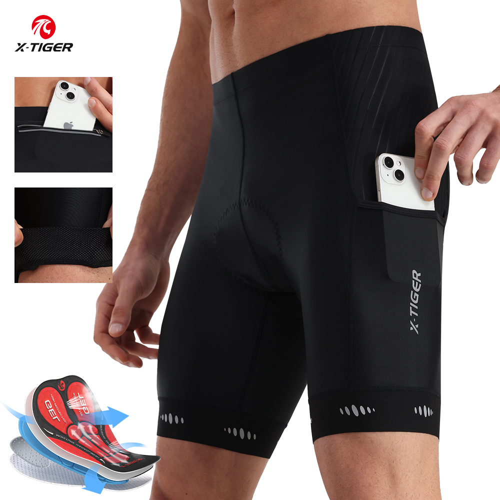 X-TIGER Men Cycling Shorts wit - Cycling Commuter Pants 评论和价格