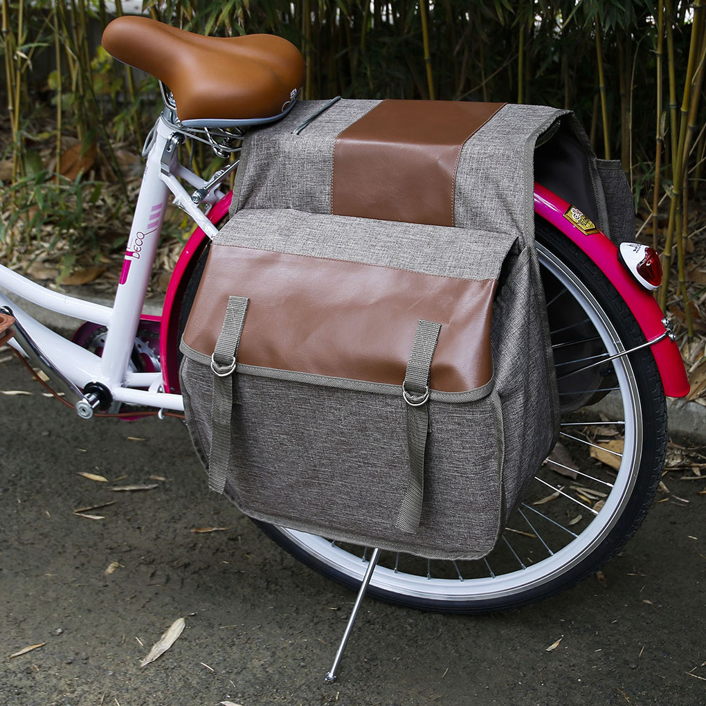 30L Rear Rack Bag Bike Canvas  - Panniers Waterproof Rear 评论和价格