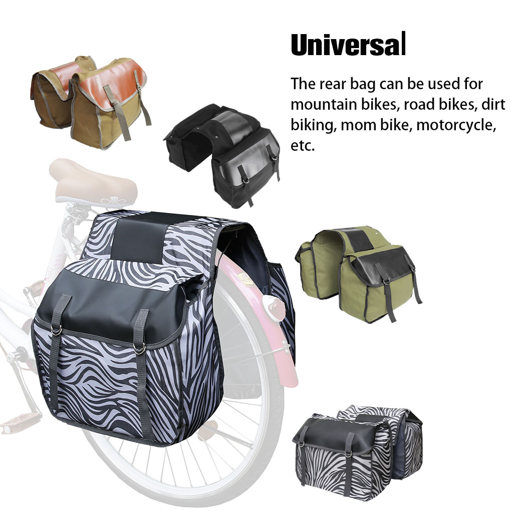 30L Rear Rack Bag Bike Canvas  - Panniers Waterproof Rear 评论和价格