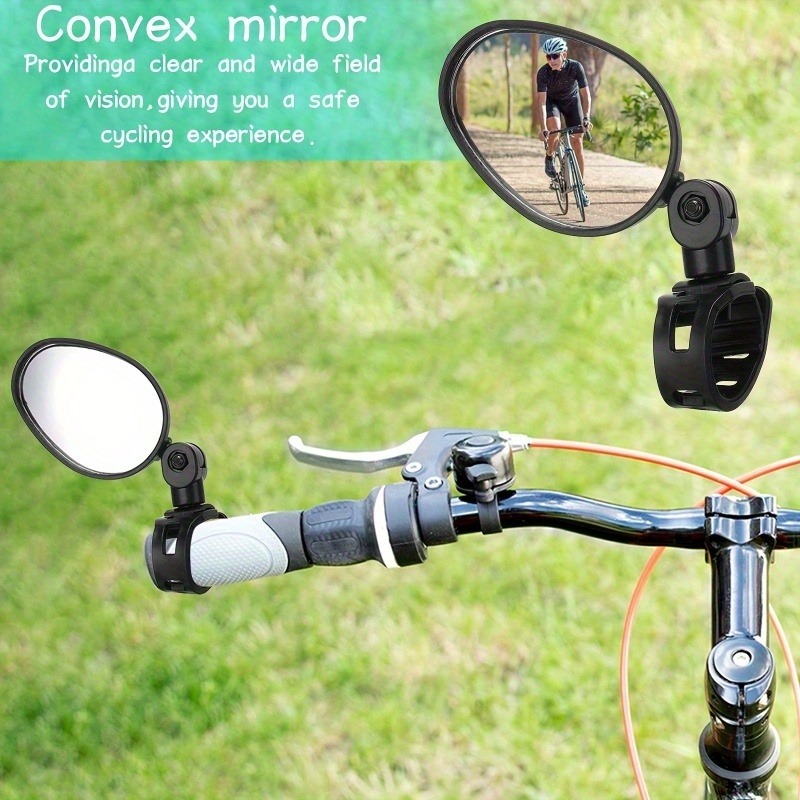 1/2PCS  Bike Mirrors, Acrylic  - Mirror Handlebar Convex 评论和价格