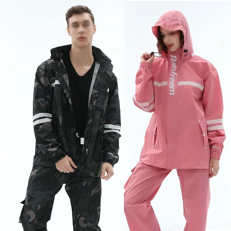 Adult Raincoat Rainpants Water - Cycling Rain Jacket Commute 评论和价格