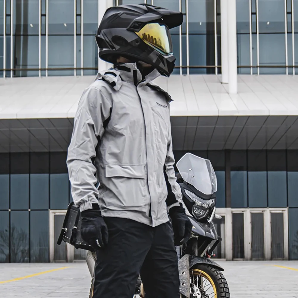 Motorcycle Raincoat Men Women  - Cycling Rain Jacket Commute 评论和价格