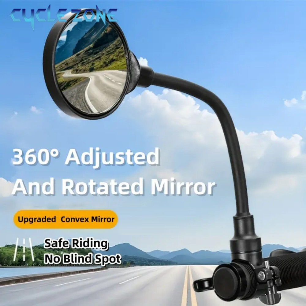 Bicycle Mirror Bike Handlebar  - Mirror Handlebar Convex 评论和价格